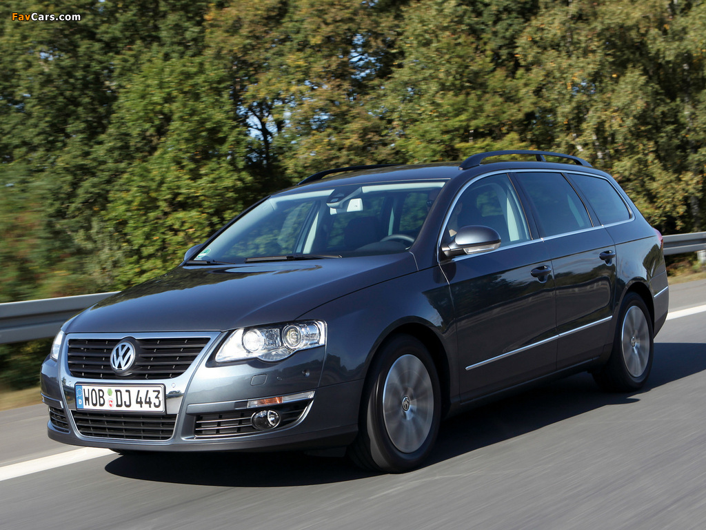 Images of Volkswagen Passat BlueMotion Variant (B6) 2008–10 (1024 x 768)