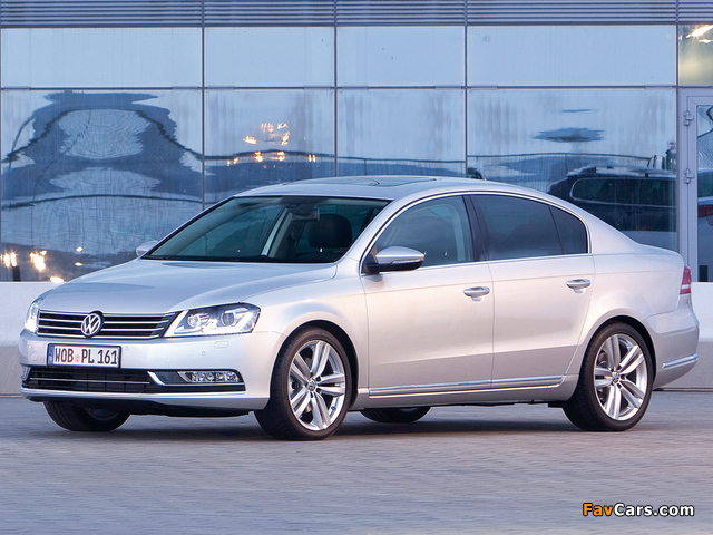 Images of Volkswagen Passat TDI BlueMotion (B7) 2010–13 (640 x 480)