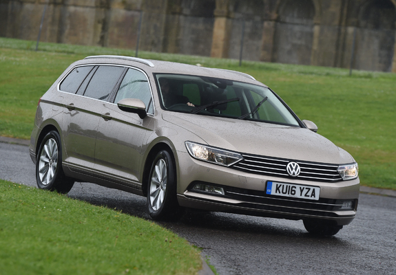 Images of Volkswagen Passat Estate BlueMotion UK-spec (B8) 2015