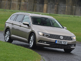 Images of Volkswagen Passat Estate BlueMotion UK-spec (B8) 2015