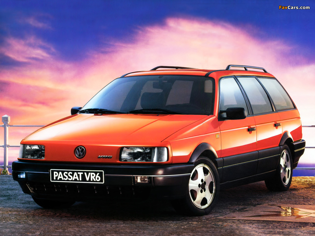 Photos of Volkswagen Passat VR6 Variant (B3) 1991–93 (1024 x 768)