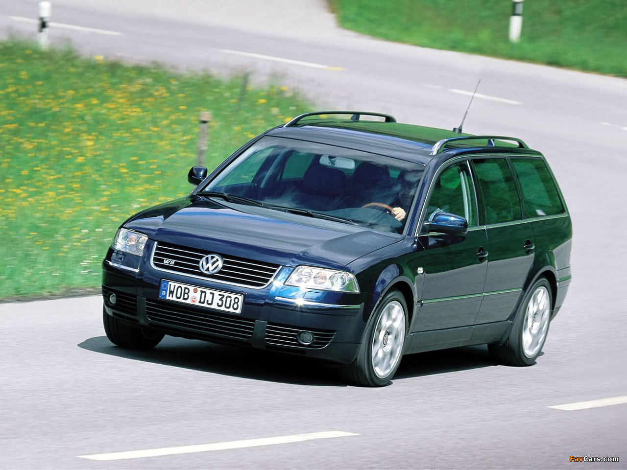 Photos of Volkswagen Passat W8 Variant (B5+) 2002–04 (1280 x 960)