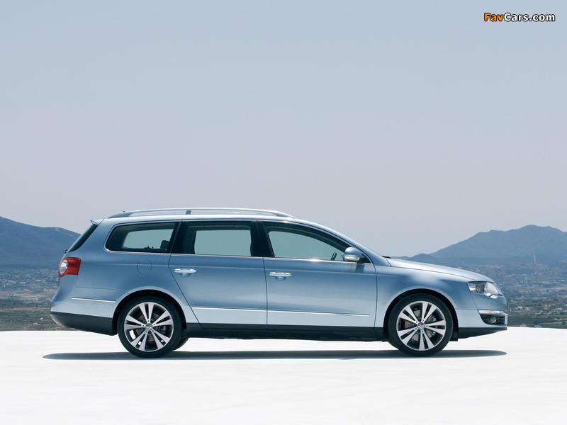 Photos of Volkswagen Passat 2.0 FSI Variant (B6) 2005–10 (800 x 600)