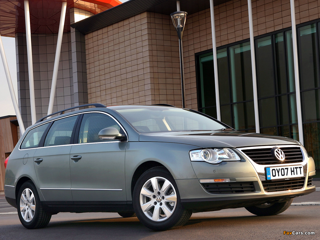 Photos of Volkswagen Passat TDI Estate (B6) 2005–10 (1024 x 768)