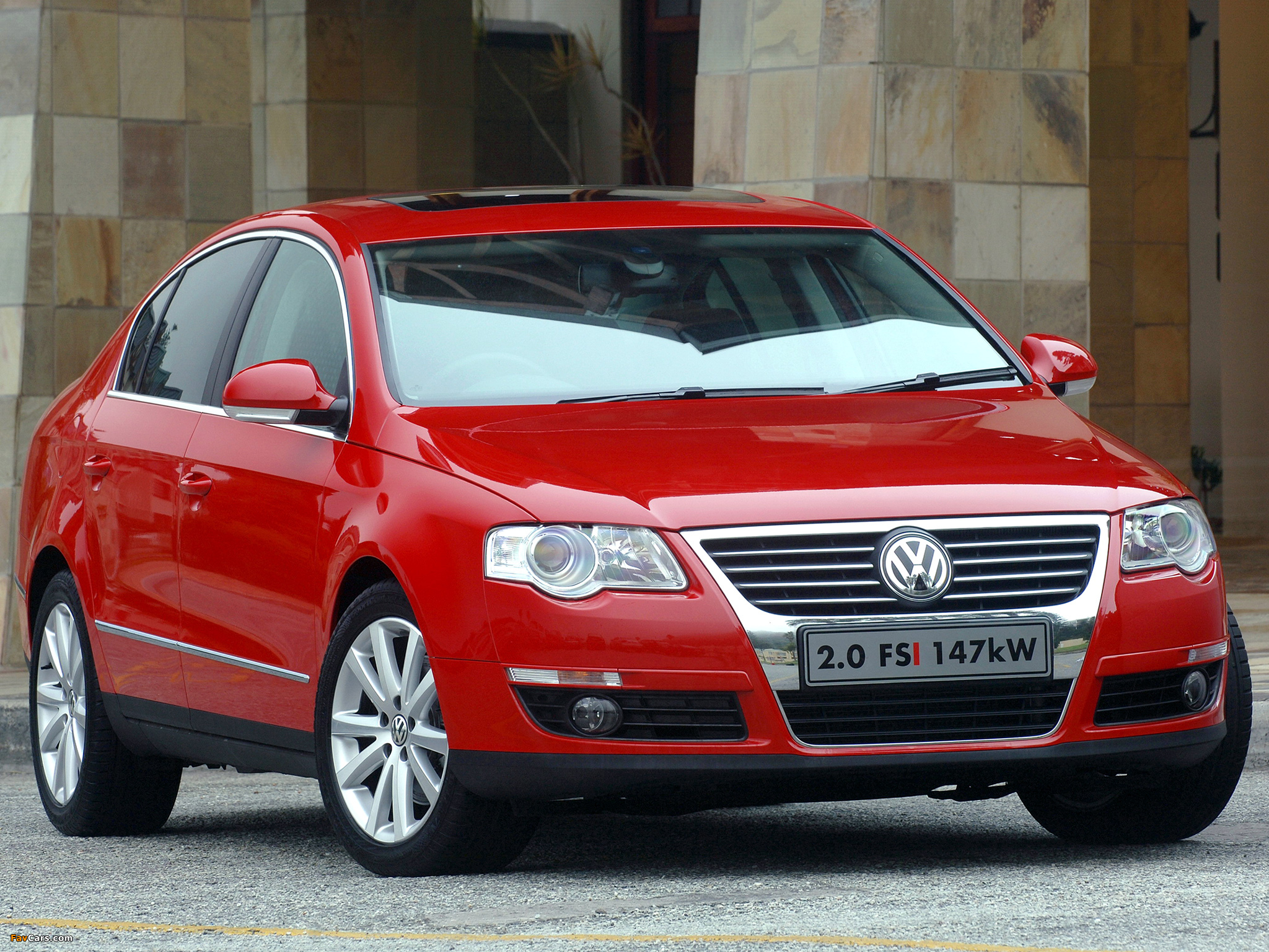 Photos of Volkswagen Passat 2.0 FSI Sedan ZA-spec (B6) 2005–08 (2048 x 1536)