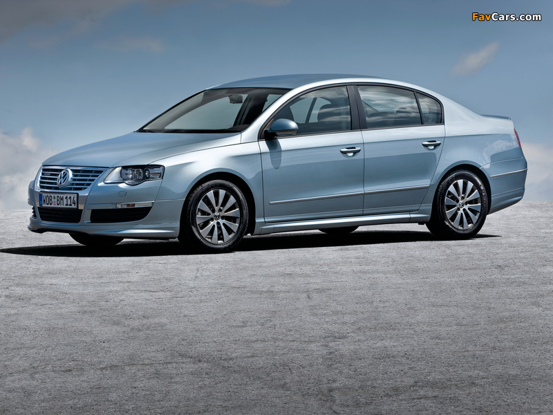 Photos of Volkswagen Passat BlueMotion R-Line Sedan (B6) 2009–10 (800 x 600)