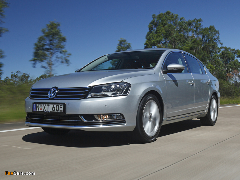 Photos of Volkswagen Passat TDI BlueMotion AU-spec (B7) 2010 (800 x 600)