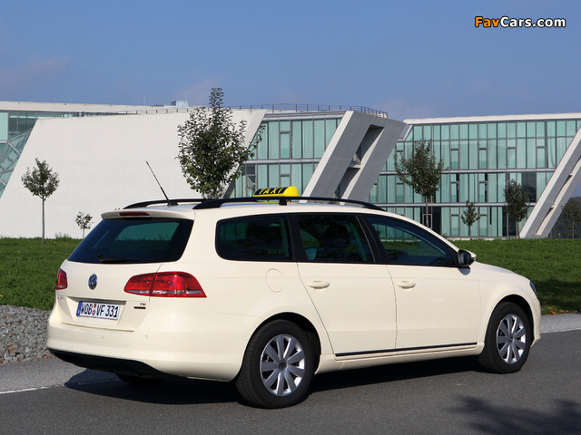 Photos of Volkswagen Passat Variant Taxi (B7) 2010 (640 x 480)