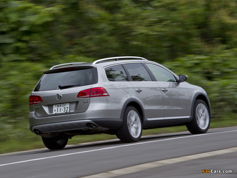 Photos of Volkswagen Passat Alltrack JP-spec (B7) 2012 (800 x 600)