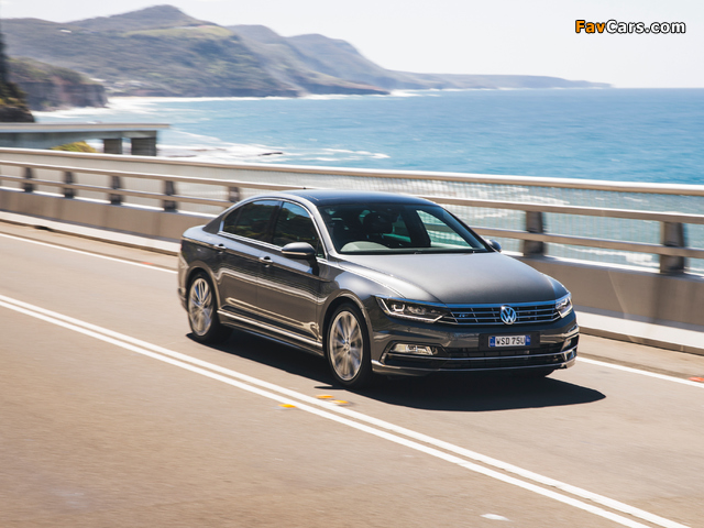 Photos of Volkswagen Passat R-Line AU-spec (B8) 2015 (640 x 480)