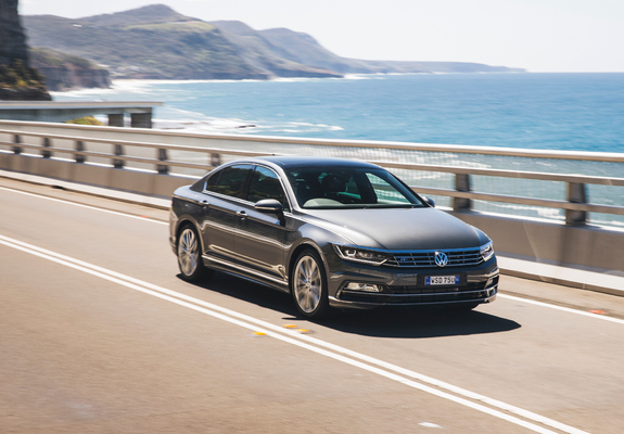 Photos of Volkswagen Passat R-Line AU-spec (B8) 2015