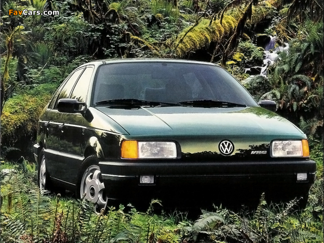 Pictures of Volkswagen Passat VR6 GLX Sedan US-spec (B3) 1991–93 (640 x 480)