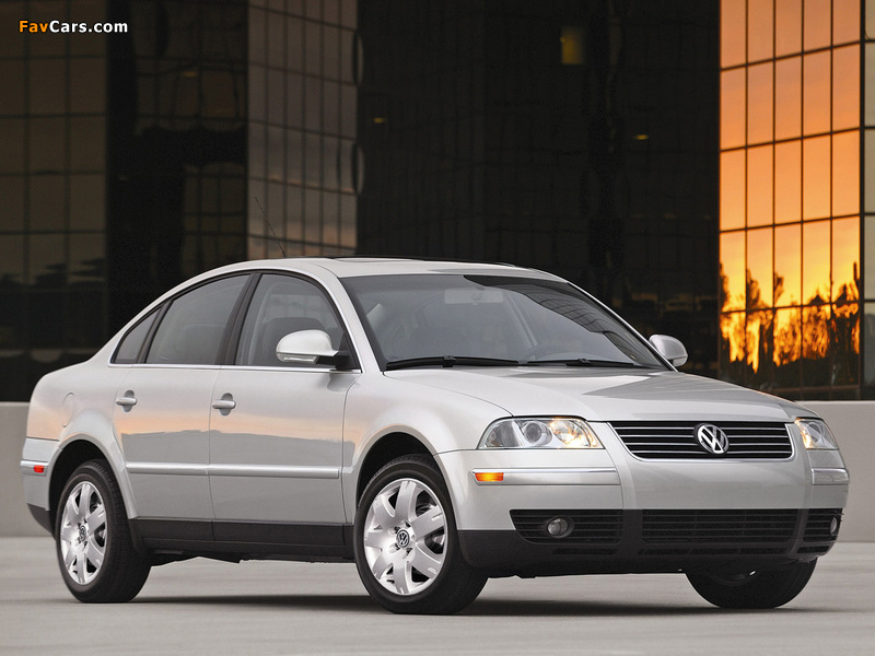 Pictures of Volkswagen Passat 1.8T 4MOTION Sedan US-spec (B5+) 2000–05 (800 x 600)