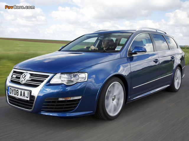 Pictures of Volkswagen Passat R36 Estate (B6) 2007–10 (640 x 480)