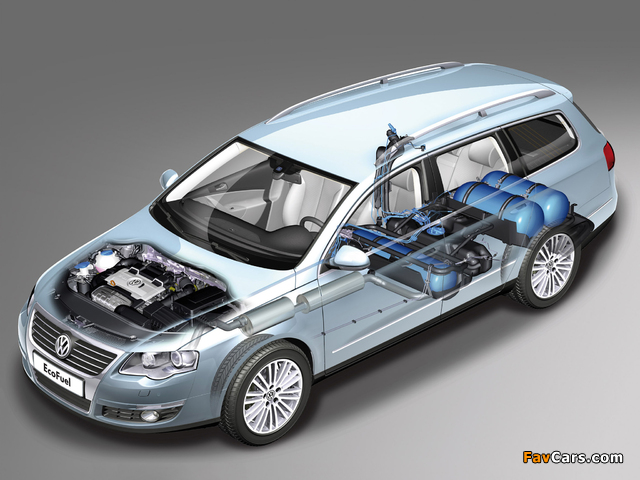 Pictures of Volkswagen Passat EcoFuel Variant (B6) 2009–10 (640 x 480)