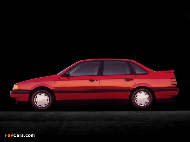 Volkswagen Passat Sedan US-spec (B3) 1988–93 photos (640 x 480)