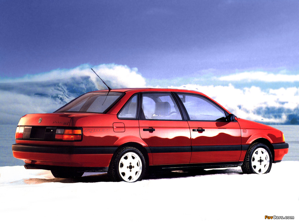 Volkswagen Passat G60 Syncro US-spec (B3) 1988–91 pictures (1024 x 768)