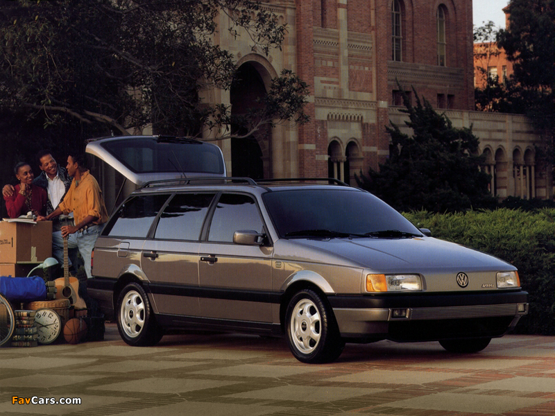 Volkswagen Passat Wagon VR6 GLX (B3) 1991–93 pictures (800 x 600)