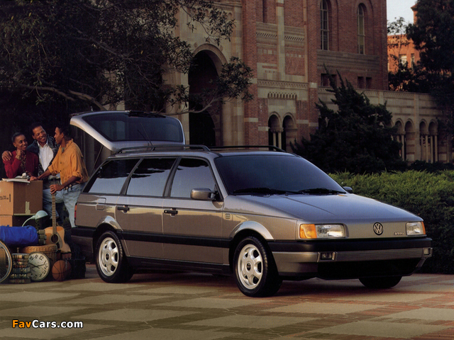 Volkswagen Passat Wagon VR6 GLX (B3) 1991–93 pictures (640 x 480)
