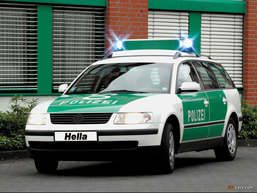 Volkswagen Passat Variant Polizei (B5) 1997–2000 wallpapers (1024 x 768)