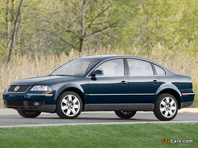 Volkswagen Passat TDI Sedan US-spec (B5+) 2000–05 images (640 x 480)