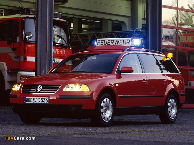 Volkswagen Passat Variant Feuerwehr (B5+) 2000–05 images (640 x 480)