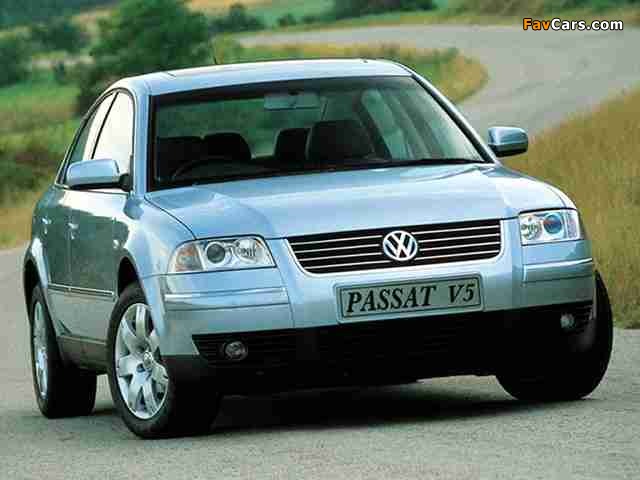 Volkswagen Passat V5 Sedan ZA-spec (B5+) 2000–04 photos (640 x 480)