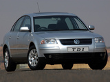 Volkswagen Passat TDI Sedan ZA-spec (B5+) 2000–05 wallpapers