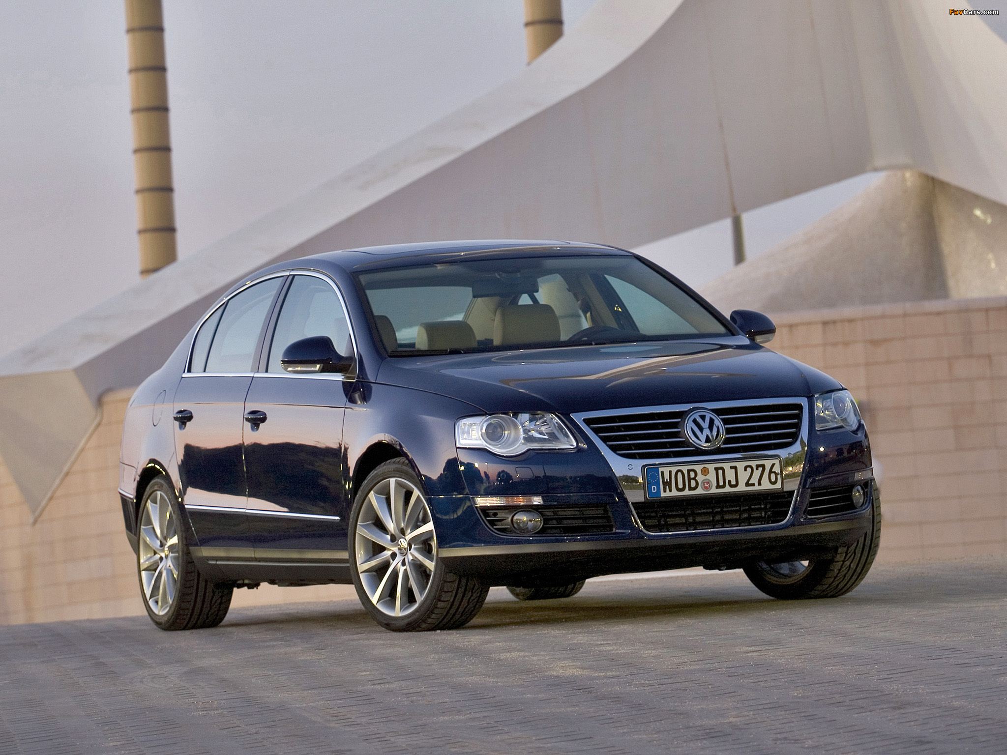 Volkswagen Passat 2.0 FSI Sedan (B6) 2005–10 images (2048 x 1536)