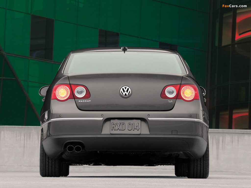 Volkswagen Passat 3.6 4MOTION Sedan US-spec (B6) 2005–10 wallpapers (1024 x 768)