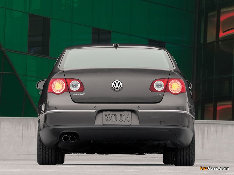 Volkswagen Passat 3.6 4MOTION Sedan US-spec (B6) 2005–10 wallpapers (800 x 600)