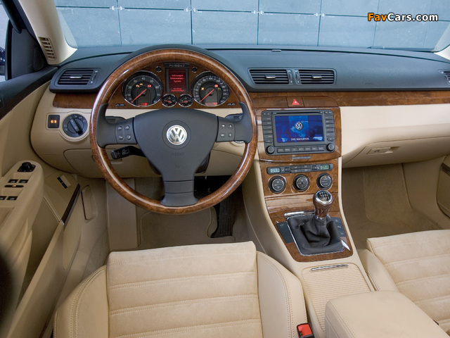 Volkswagen Passat 2.0 FSI Sedan (B6) 2005–10 wallpapers (640 x 480)