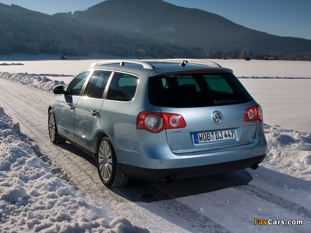 Volkswagen Passat V6 FSI 4MOTION Variant (B6) 2006–10 images (640 x 480)
