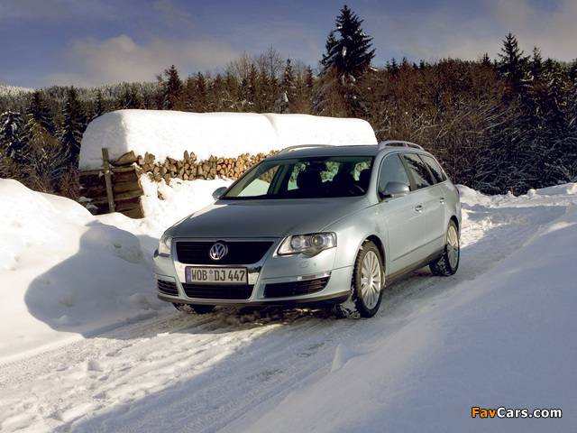 Volkswagen Passat V6 FSI 4MOTION Variant (B6) 2006–10 photos (640 x 480)