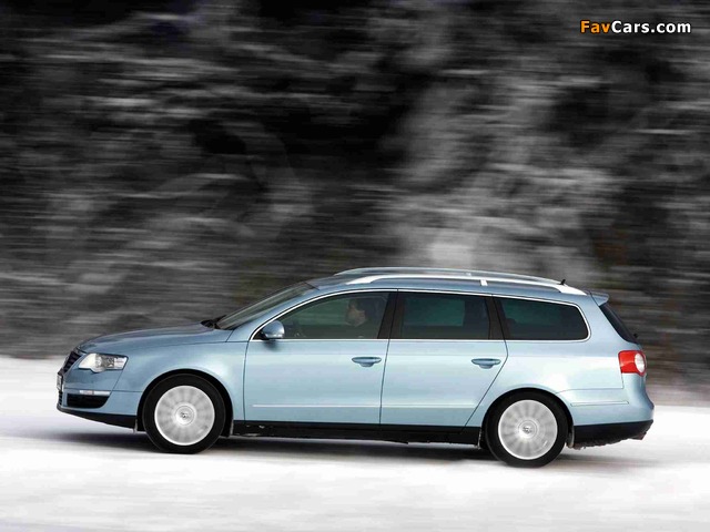 Volkswagen Passat V6 FSI 4MOTION Variant (B6) 2006–10 wallpapers (640 x 480)