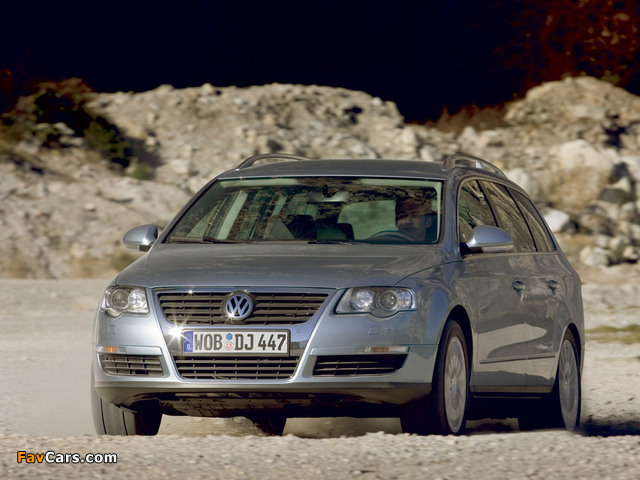 Volkswagen Passat V6 FSI 4MOTION Variant (B6) 2006–10 wallpapers (640 x 480)