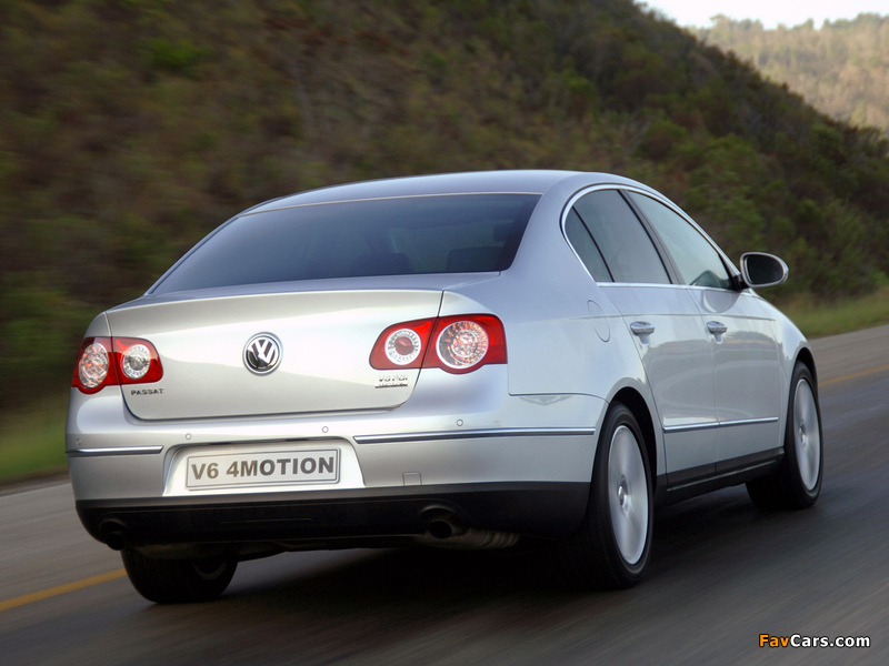 Volkswagen Passat V6 FSI 4MOTION Sedan ZA-spec (B6) 2006–08 wallpapers (800 x 600)