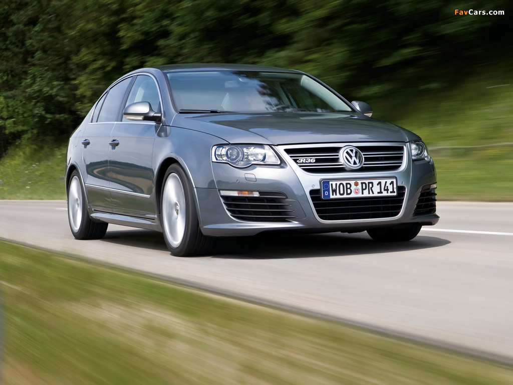 Volkswagen Passat R36 Sedan (B6) 2007–10 images (1024 x 768)