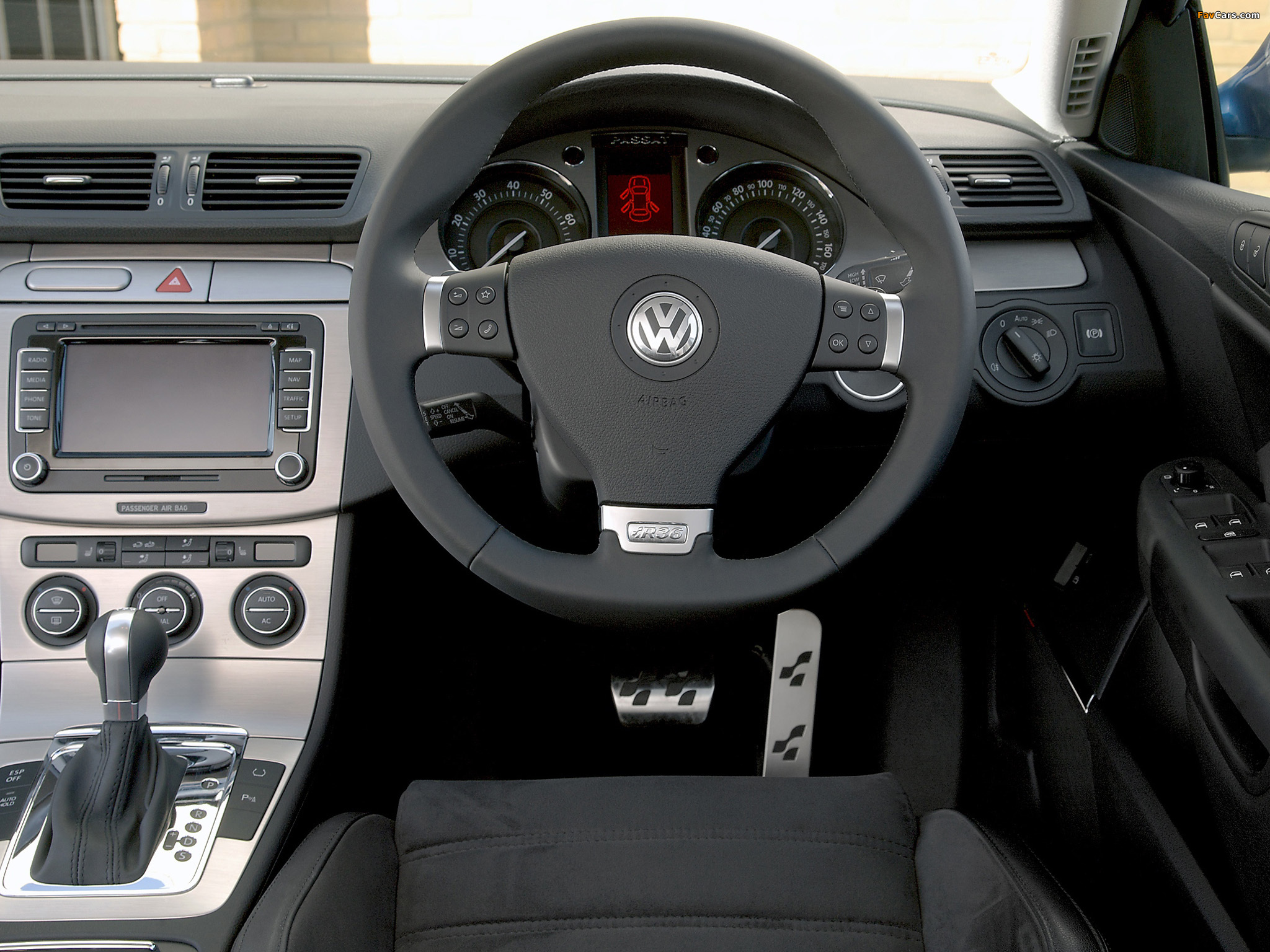 Volkswagen Passat R36 Sedan UK-spec (B6) 2007–10 pictures (2048 x 1536)