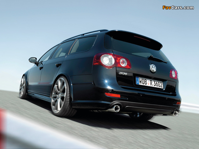 Volkswagen Passat R36 Variant (B6) 2007–10 wallpapers (640 x 480)