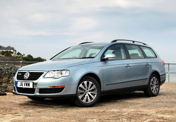 Volkswagen Passat BlueMotion Estate (B6) 2008–10 images