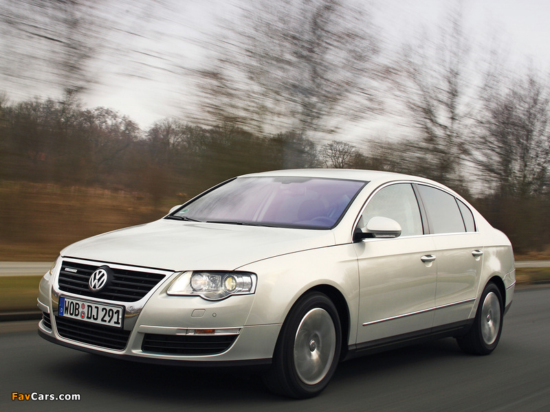 Volkswagen Passat BlueMotion Sedan (B6) 2008–10 images (800 x 600)