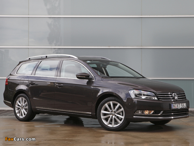 Volkswagen Passat TDI BlueMotion Variant AU-spec (B7) 2010 images (640 x 480)