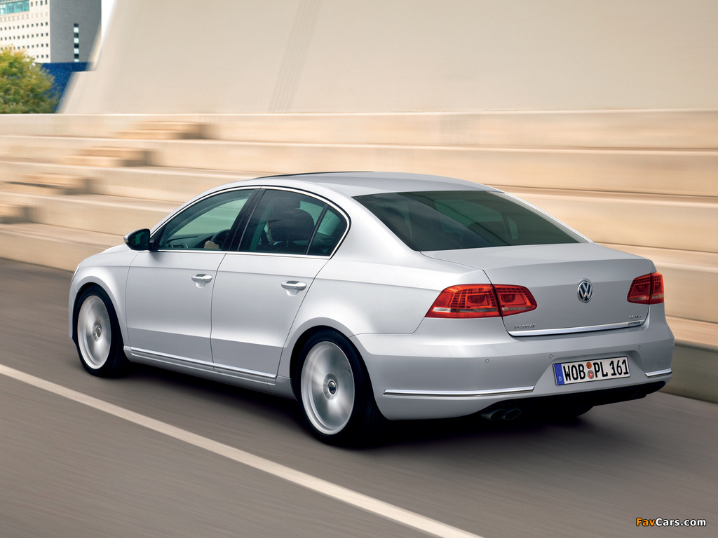 Volkswagen Passat TDI BlueMotion (B7) 2010–13 photos (1024 x 768)