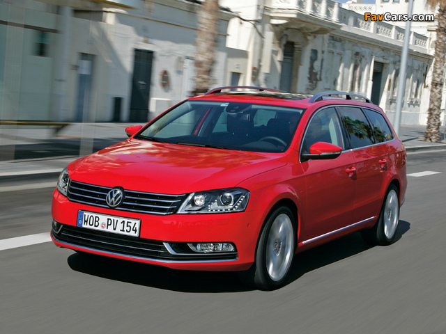 Volkswagen Passat TDI BlueMotion Variant (B7) 2010–13 photos (640 x 480)