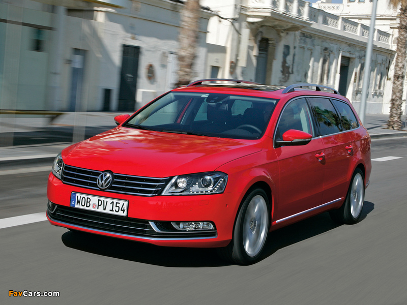 Volkswagen Passat TDI BlueMotion Variant (B7) 2010–13 photos (800 x 600)