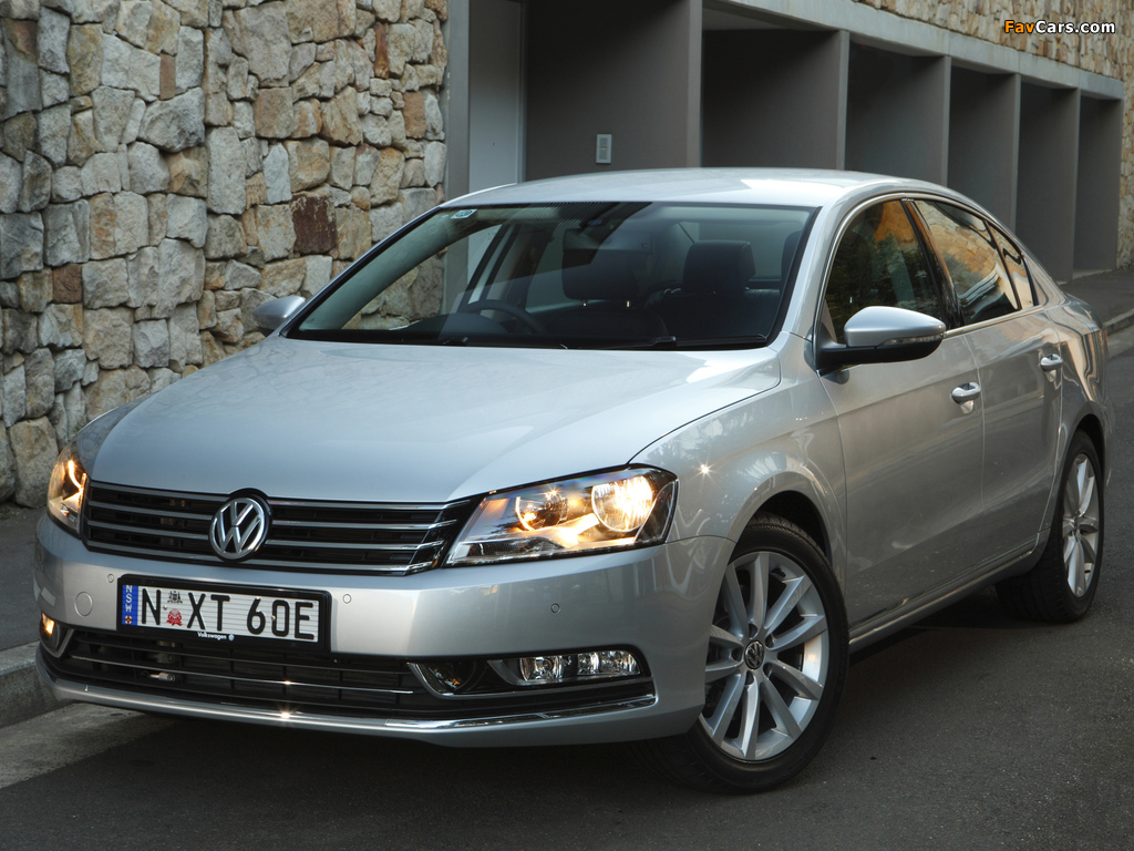 Volkswagen Passat TDI BlueMotion AU-spec (B7) 2010 photos (1024 x 768)