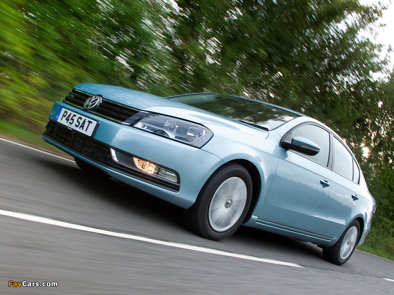 Volkswagen Passat BlueMotion UK-spec (B7) 2010 pictures (800 x 600)