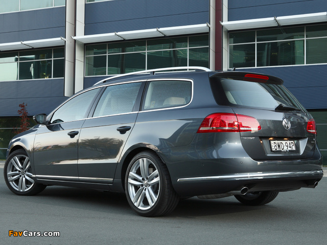 Volkswagen Passat FSI 4MOTION Variant AU-spec (B7) 2010 pictures (640 x 480)