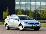 Volkswagen Passat BlueMotion Variant UK-spec (B7) 2010 wallpapers